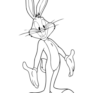 Bugs bunny coloring pages printable for free download