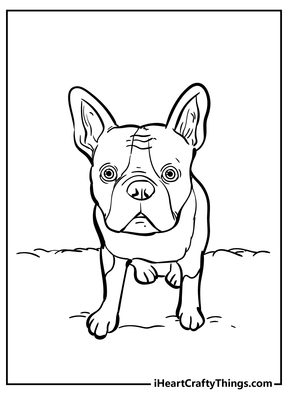 Dog coloring pages free printables