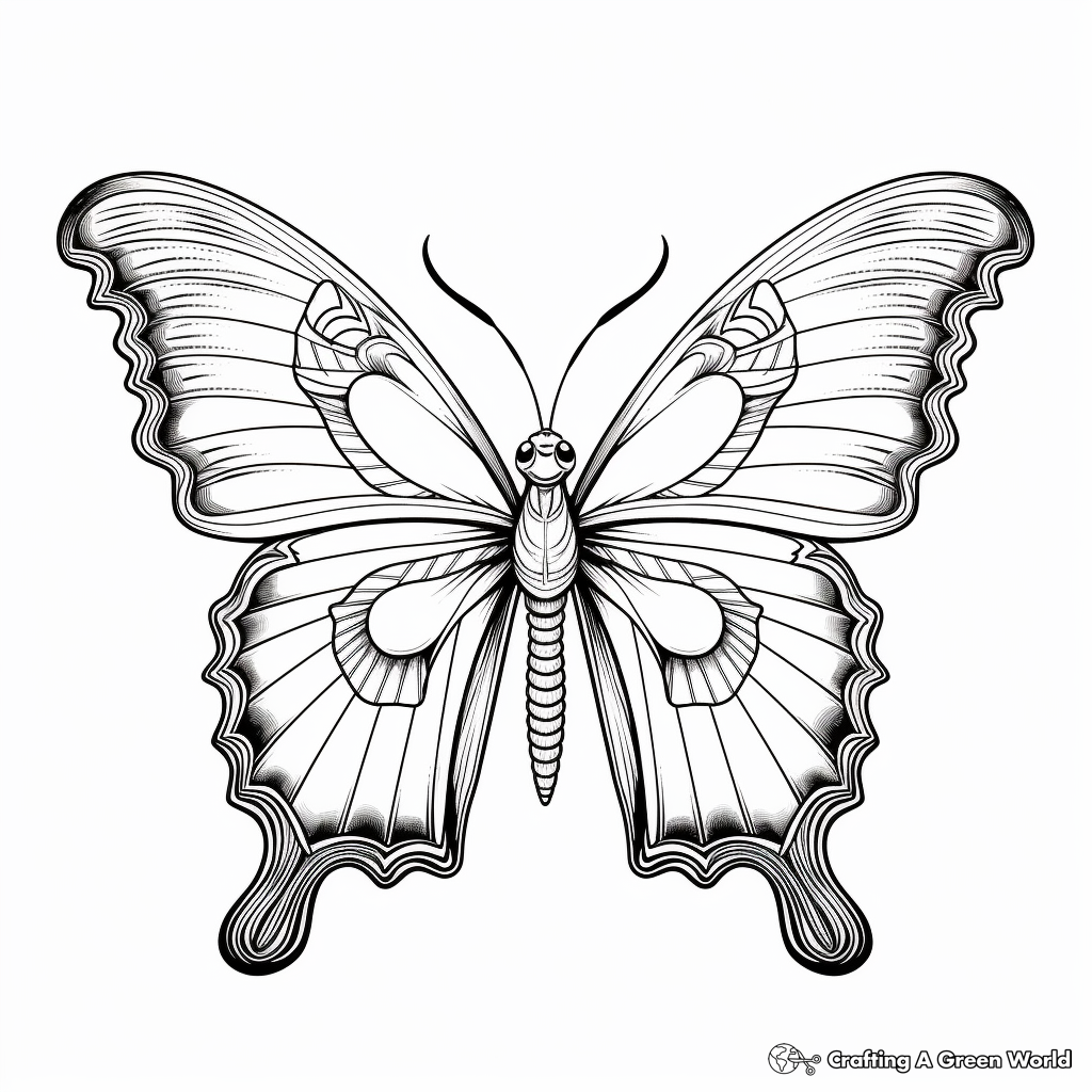 Monarch coloring pages