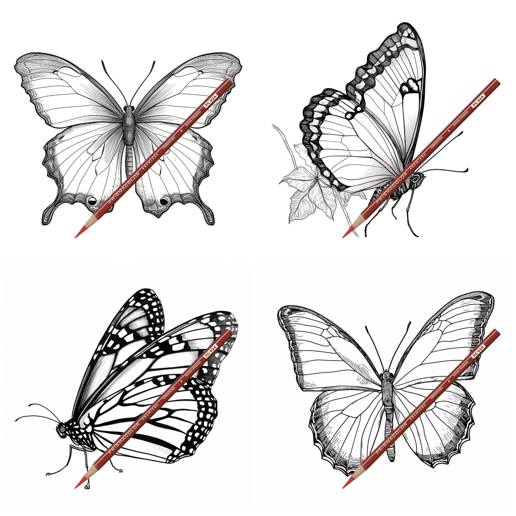 Butterfly coloring book vol coloring pages â the coloring pages store