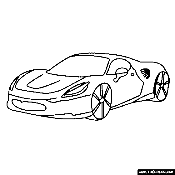 Cars online coloring pages