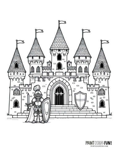 Fun castle clipart coloring pages inspiration creative projects for curious kids at