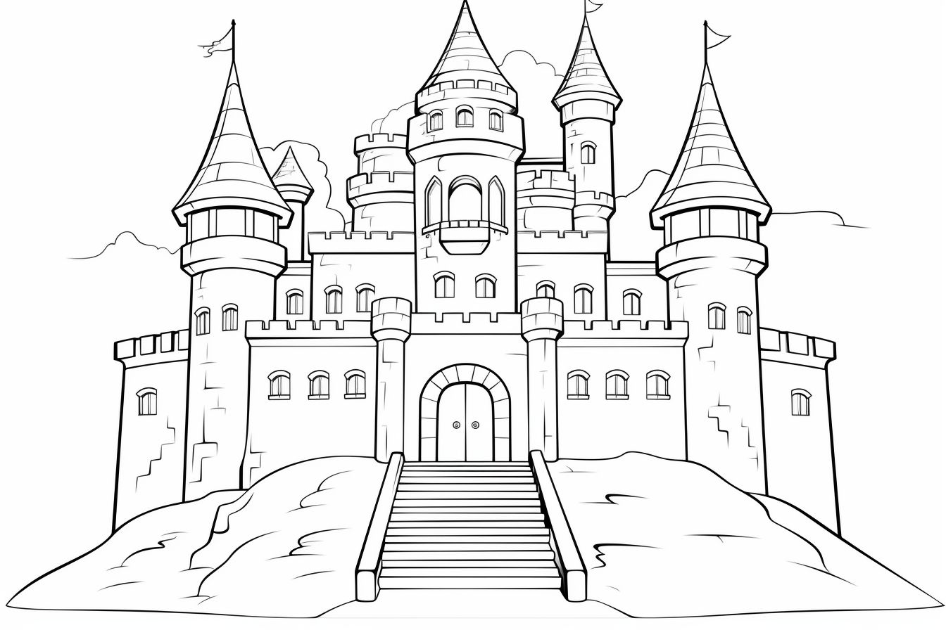 Castle coloring pages