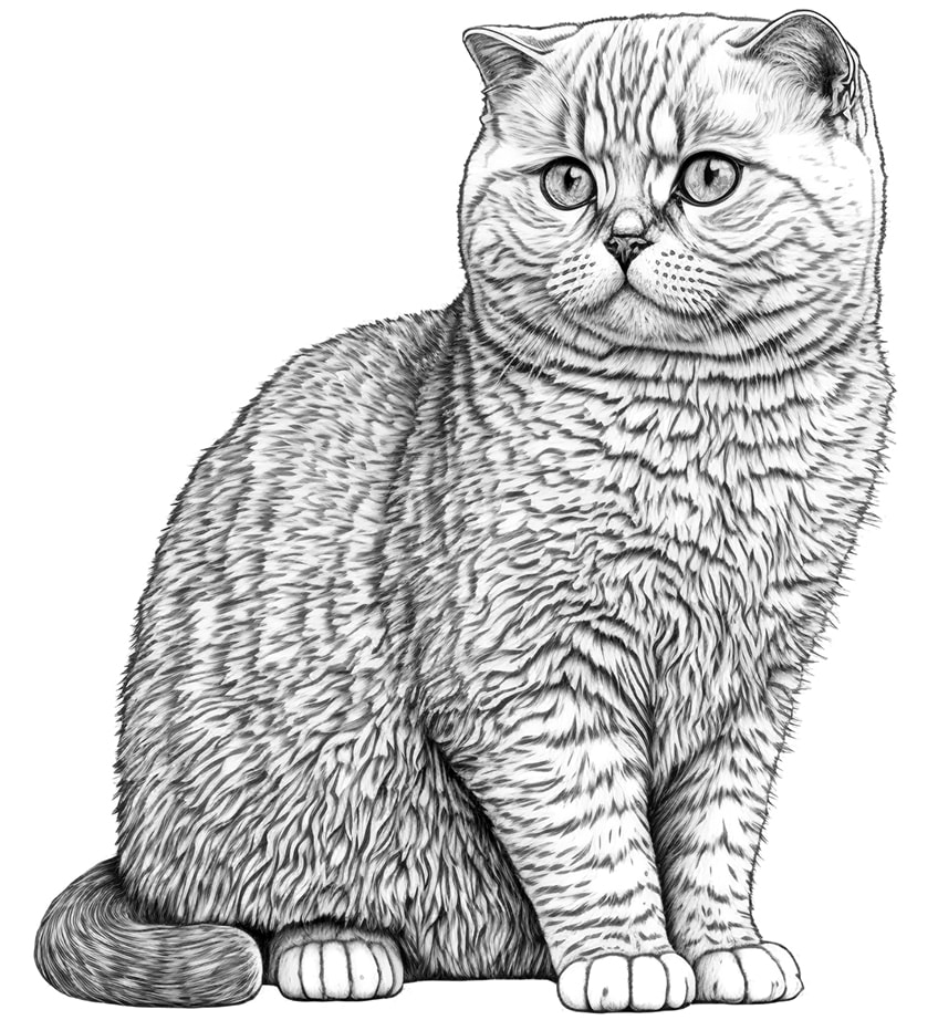 Cat coloring pages