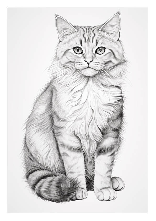 Cat coloring pages printable coloring sheets