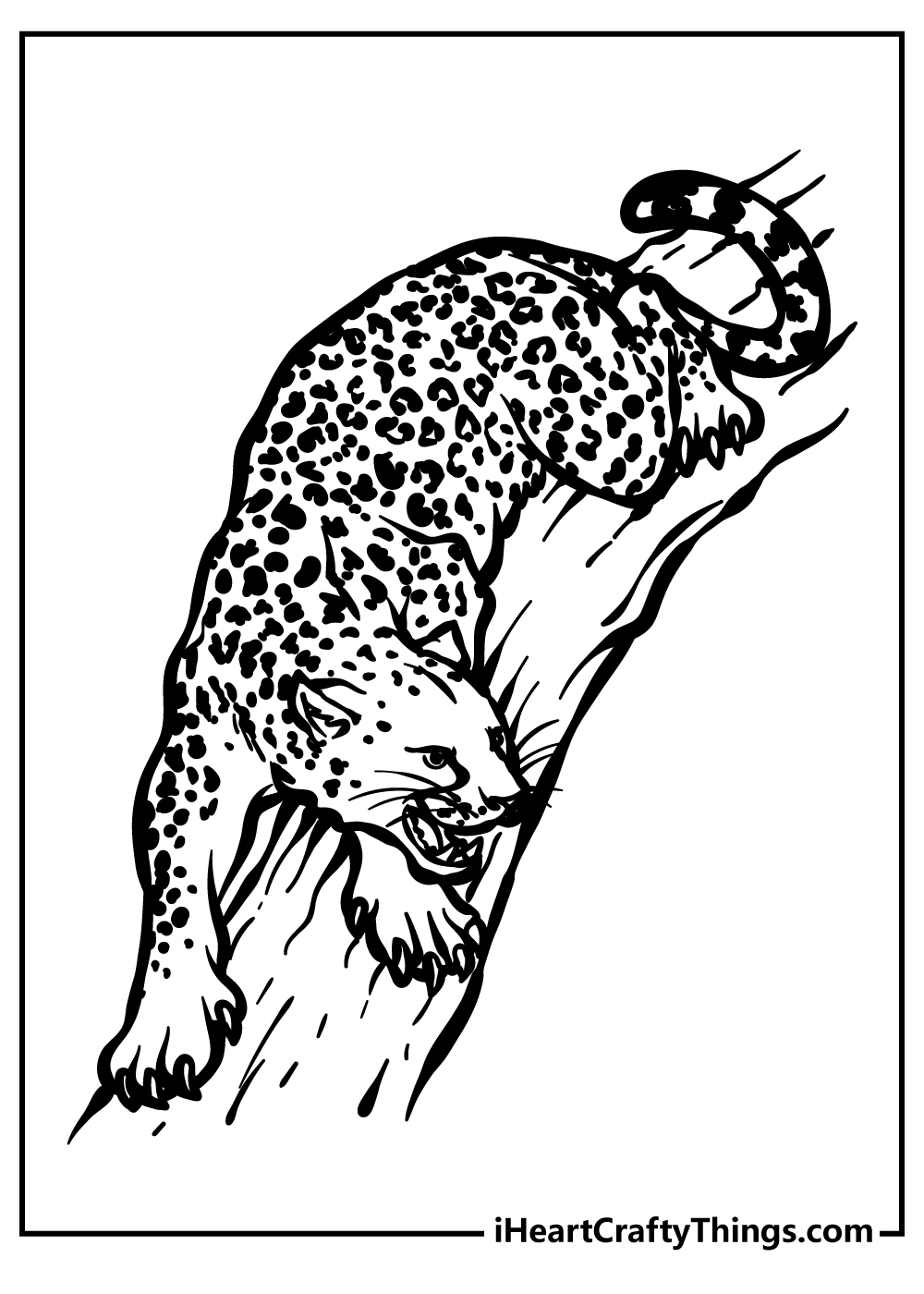 Cheetah coloring pages free printables