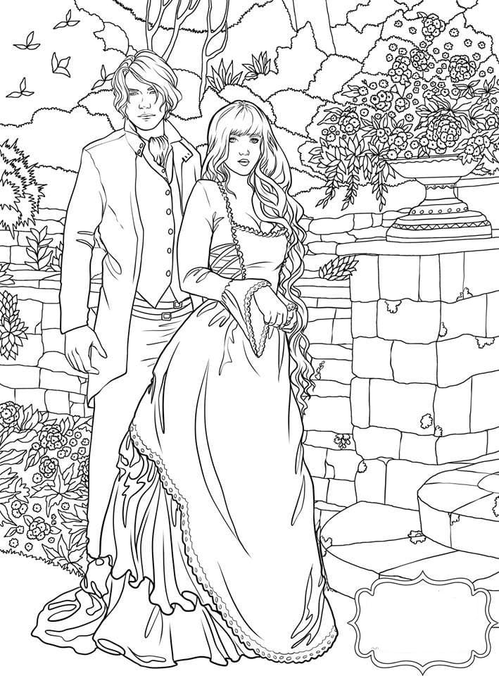 Couples coloring pages images free printable