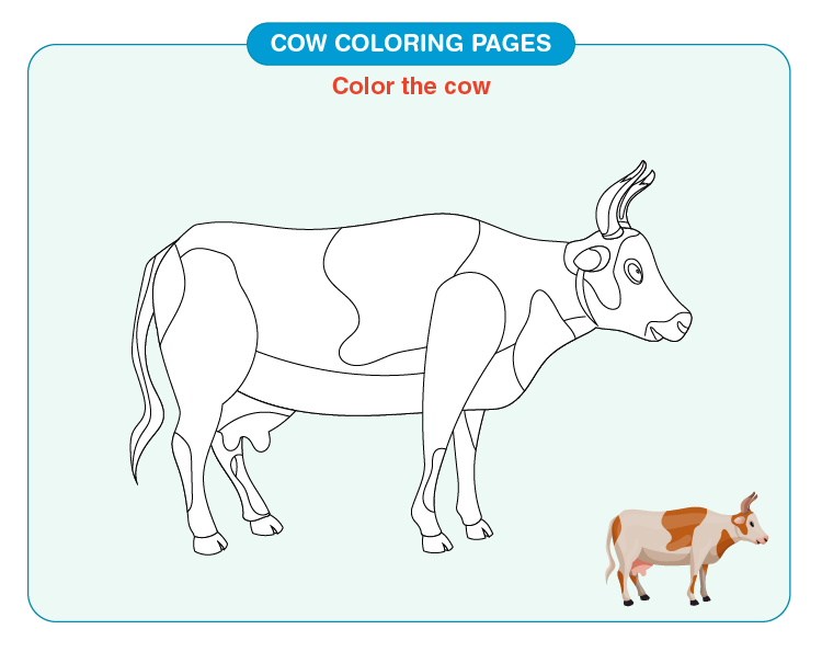 Cow coloring pages download free printables