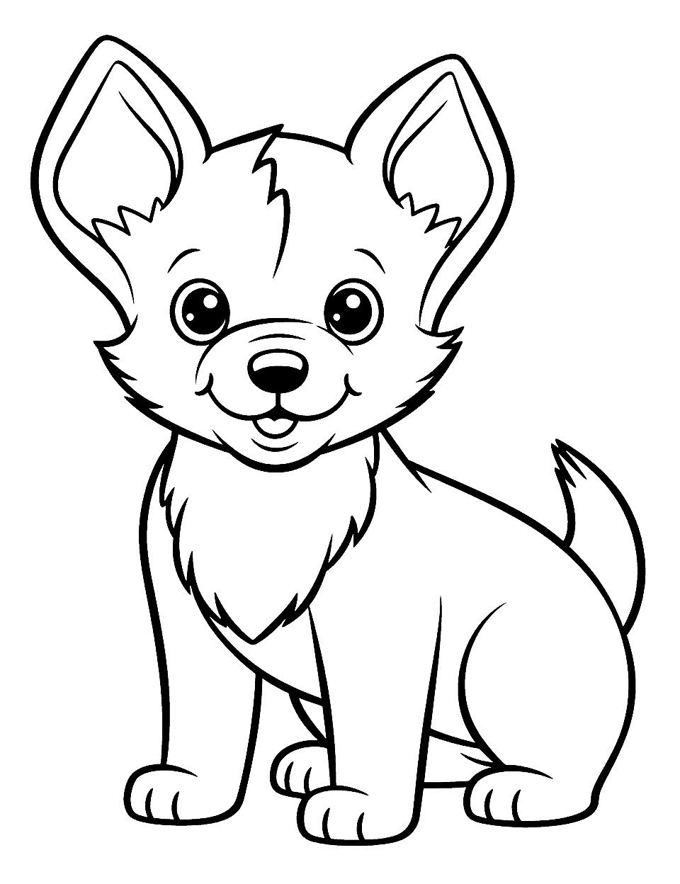 Puppy coloring pages free printable sheets