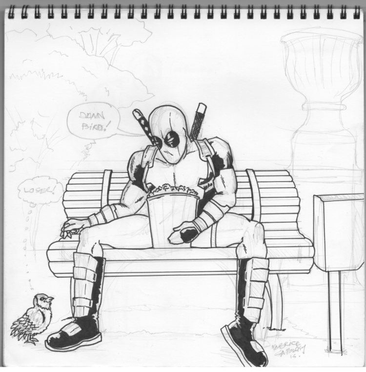 Making the drawing deadpool â fairsquare ics