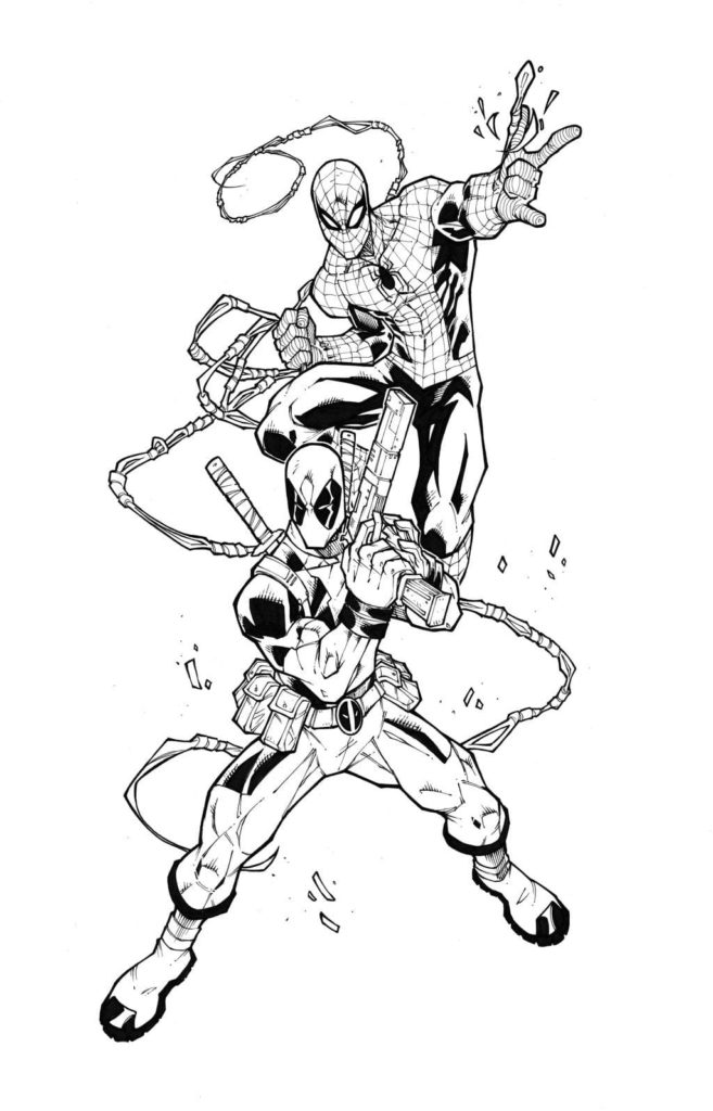 Deadpool coloring pages printable coloring pages