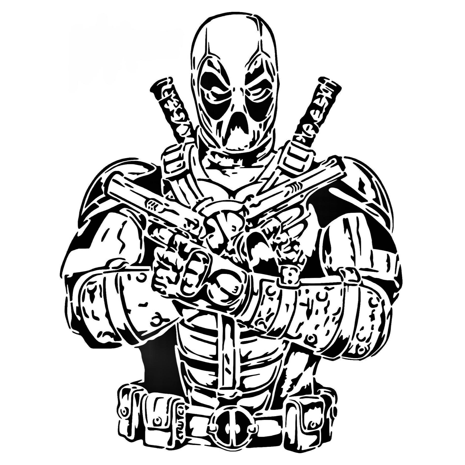 Deadpool stencils rdeadpool