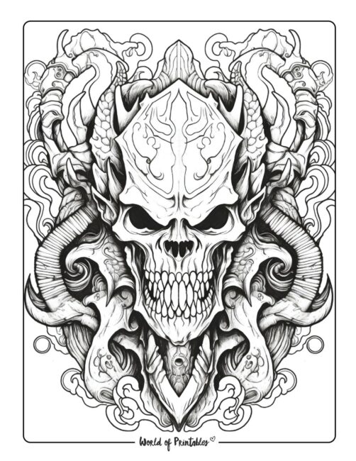 Horror coloring pages