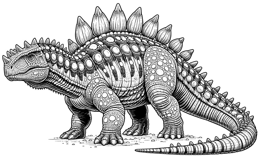 Dinosaur coloring pages