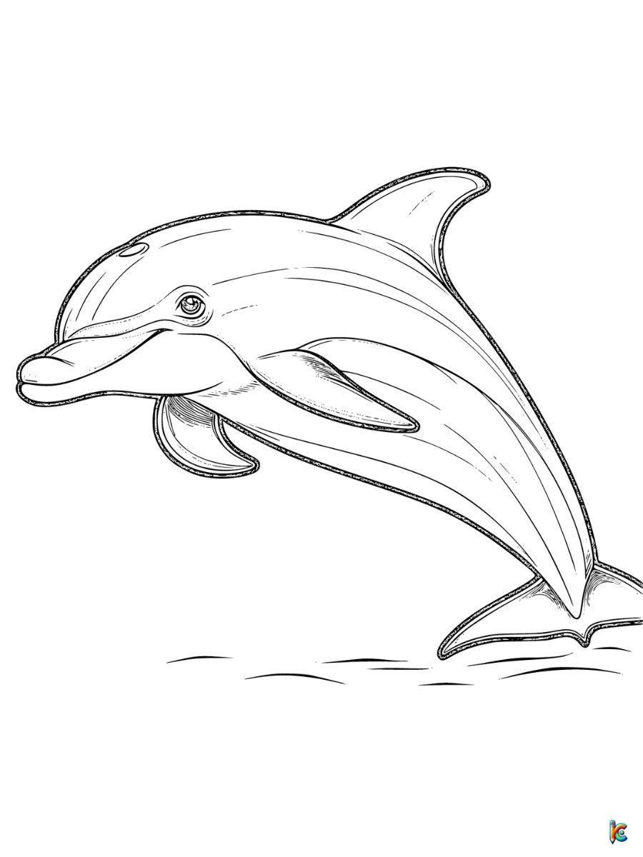 Dolphin coloring pages â