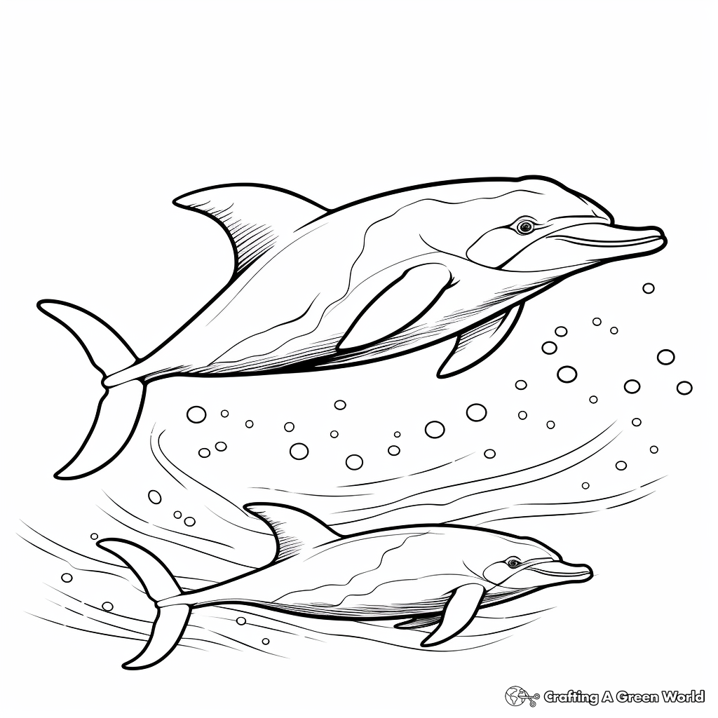 Dolphin coloring pages