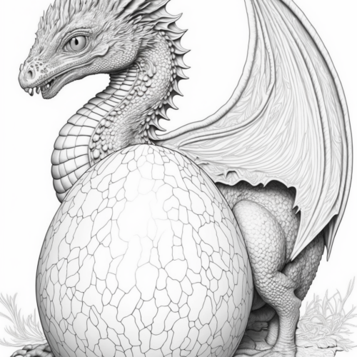 Dragon coloring pages for kids adults made by teachers