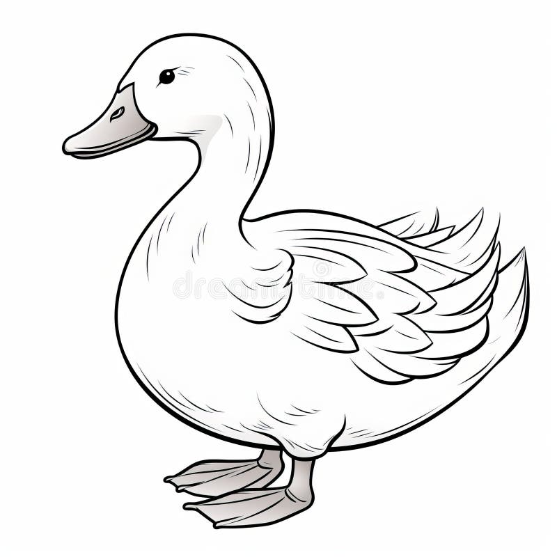 Ducks coloring stock illustrations â ducks coloring stock illustrations vectors clipart