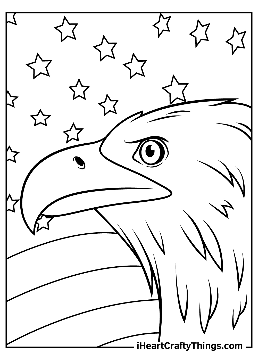 Bald eagle coloring pages updated