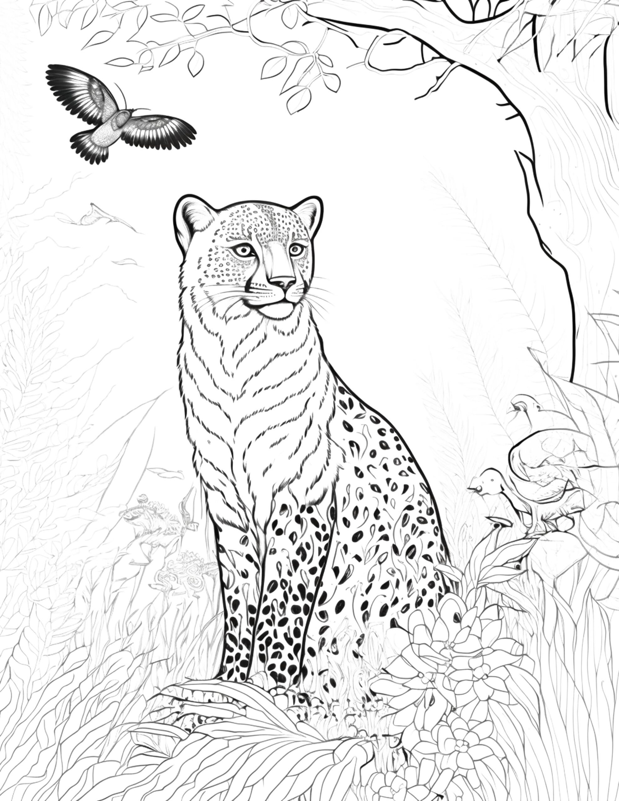 Roar with creativity wild animals coloring pages made by teachers