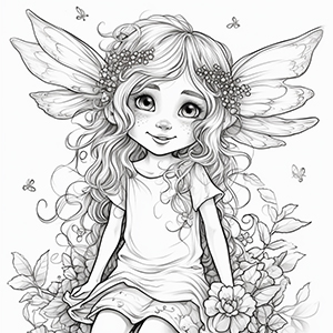 Forest fairies coloring book grayscale coloring pages for stress relief and relaxation colorgnome books