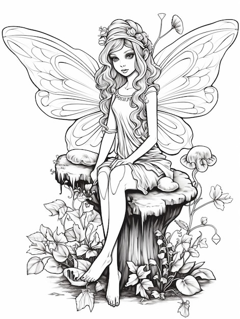 Page realistic angel coloring pages pictures