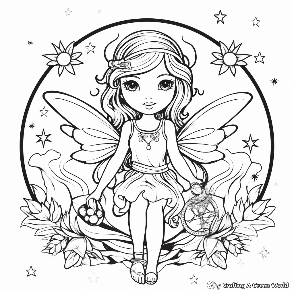 Magical coloring pages