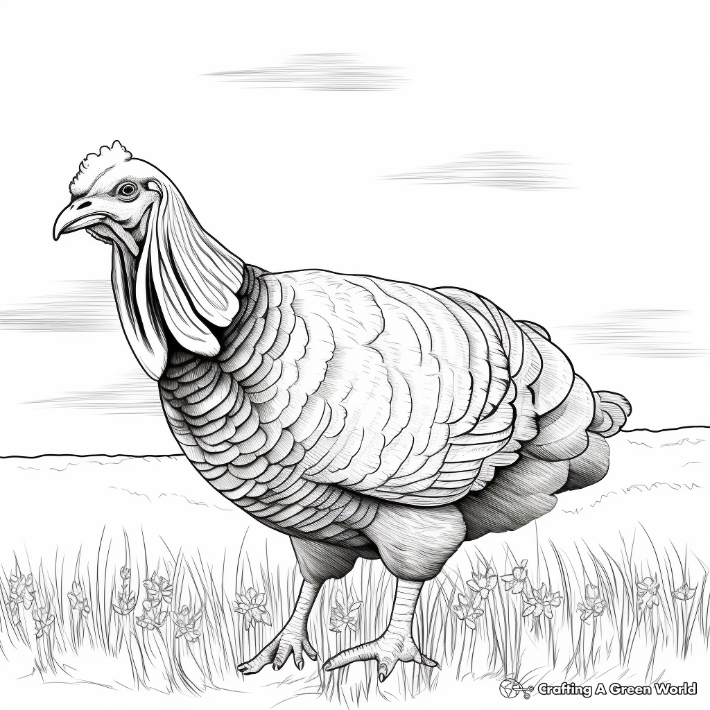 Realistic farm animal coloring pages