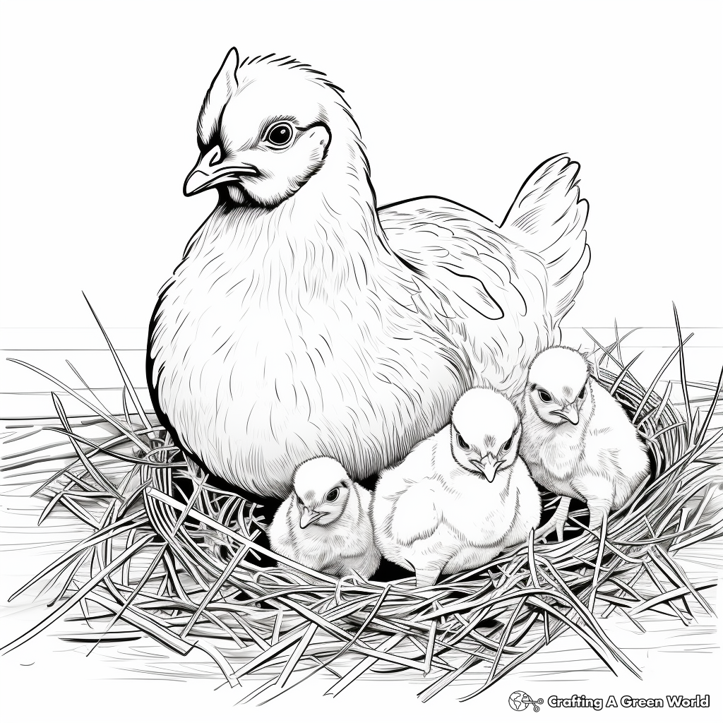 Realistic farm animal coloring pages