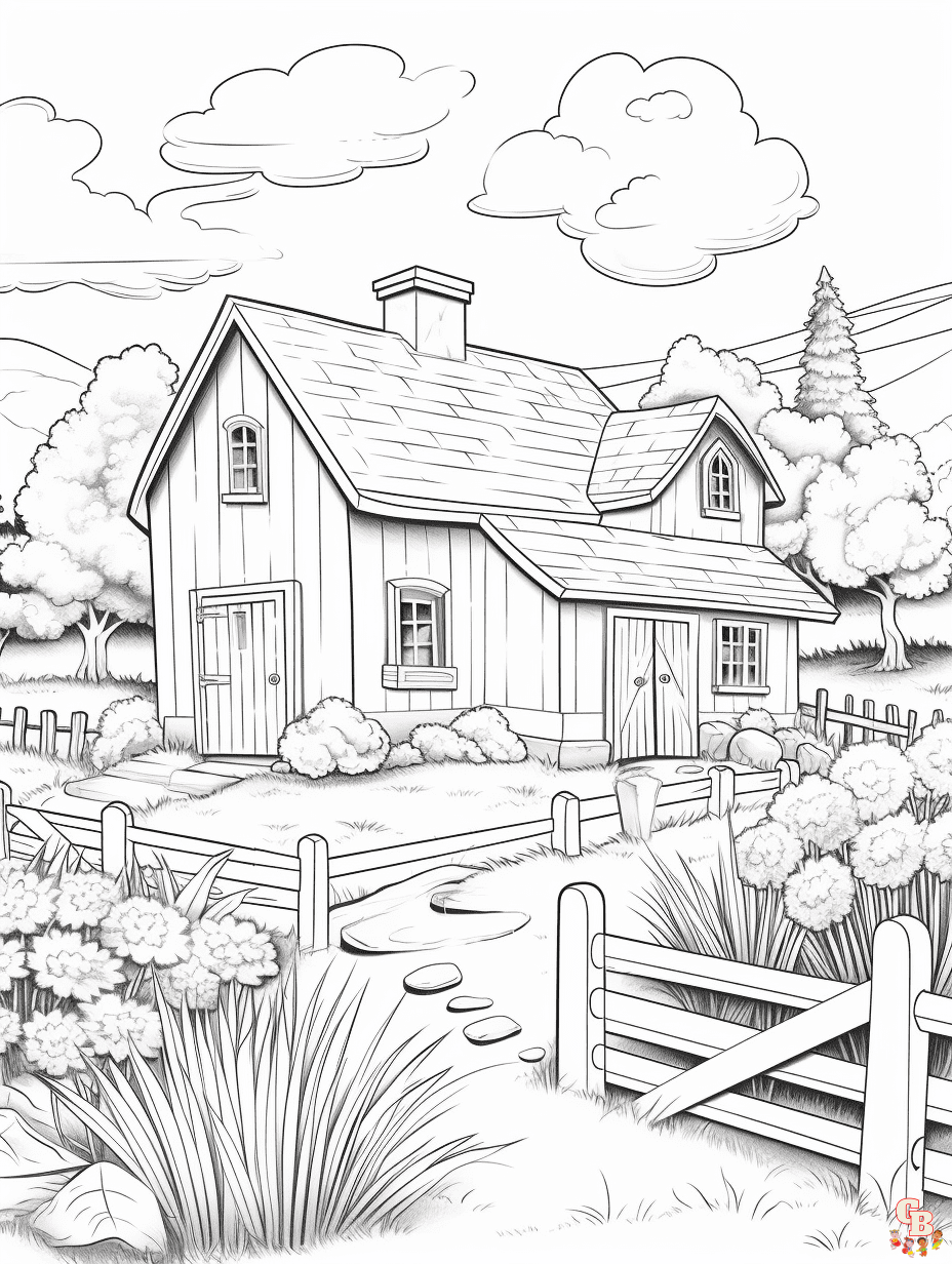 Discover the best farm coloring pages at