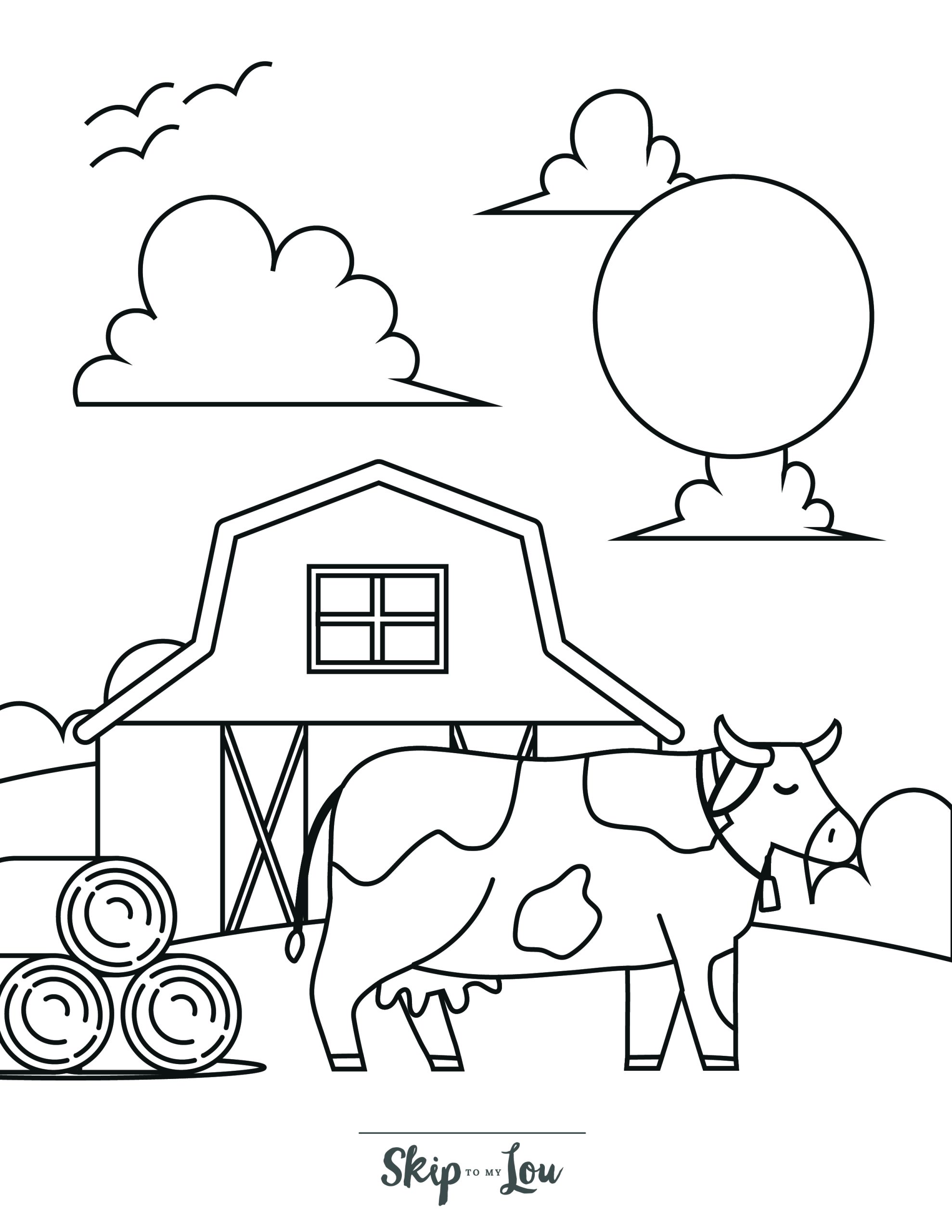 Free printable cow coloring pages with pdf download skip to my lou