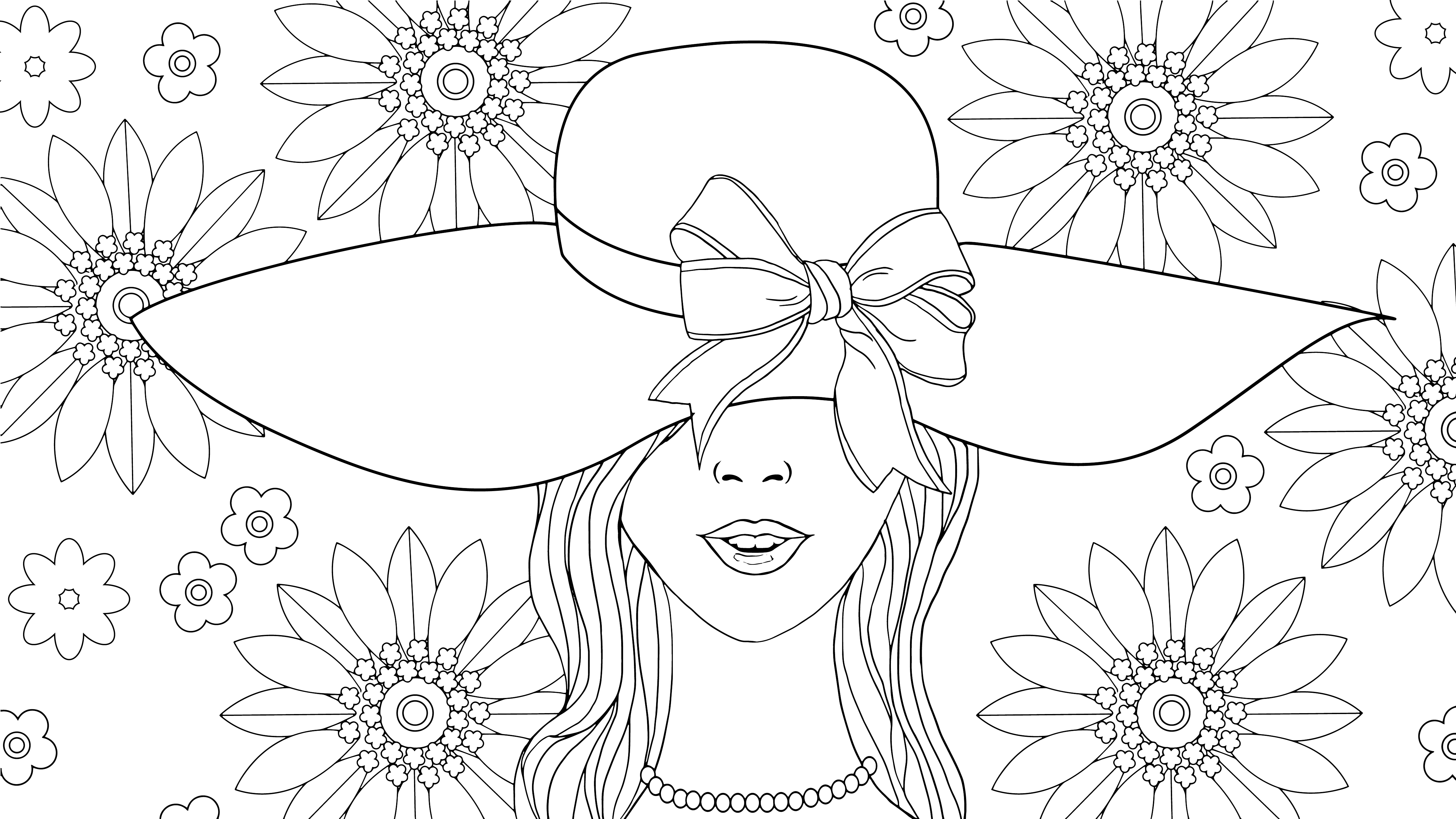 Fashion coloring page by olivia linn â olivia linn