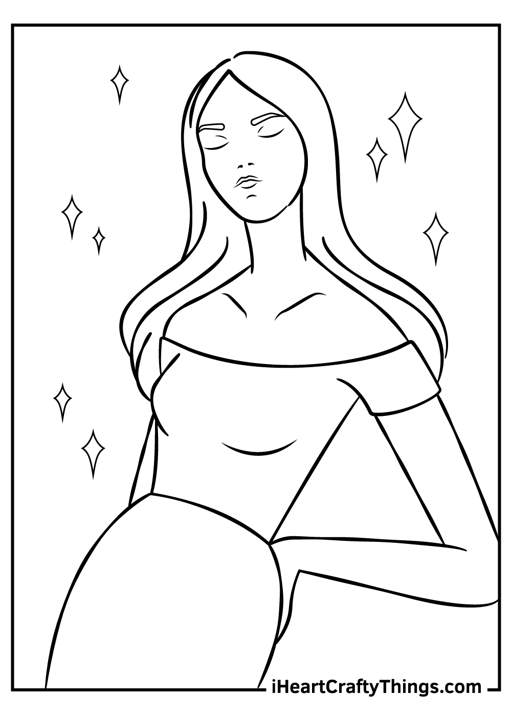 Fashion coloring pages free printables