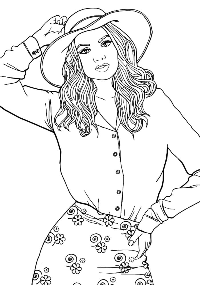 Fashion coloring pages