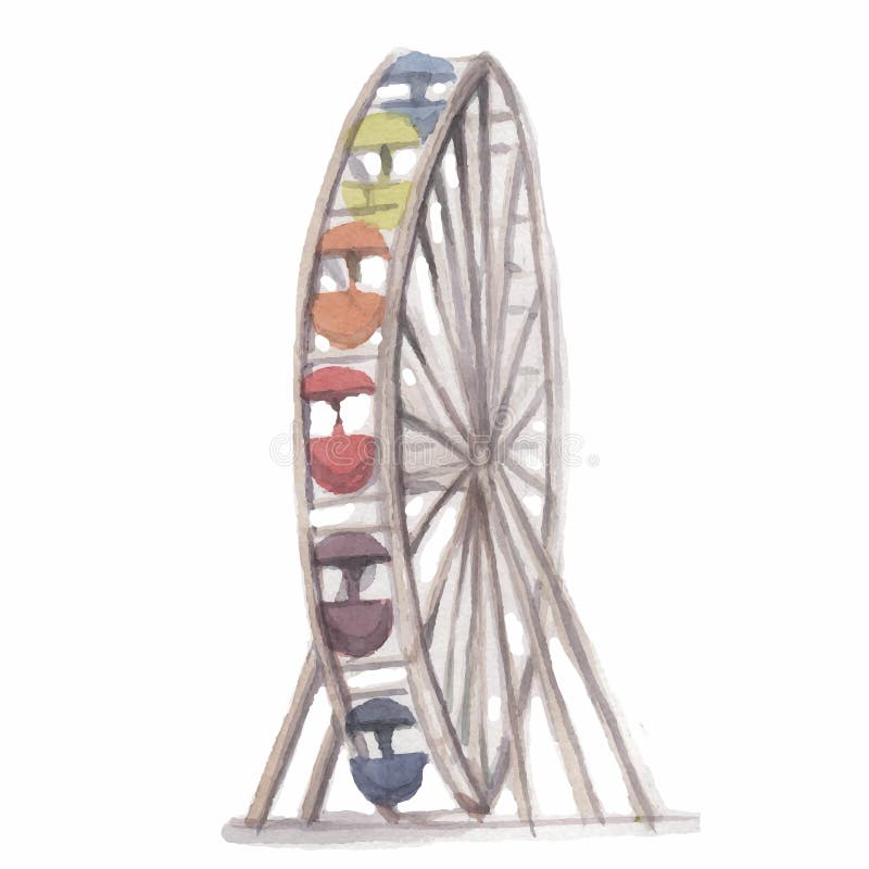 Ferris wheel hand drawn stock illustrations â ferris wheel hand drawn stock illustrations vectors clipart