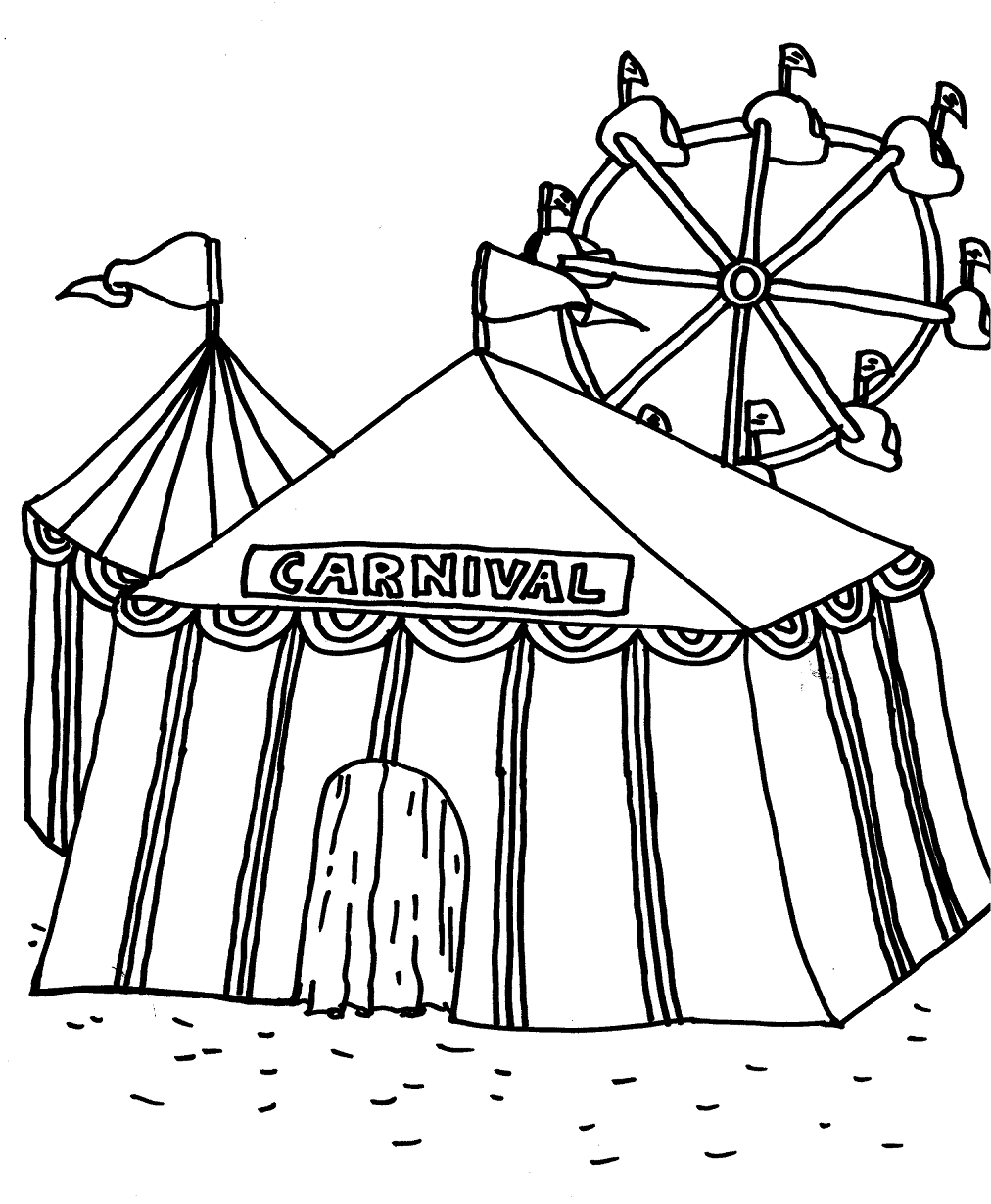 Carnival coloring pages printable for free download