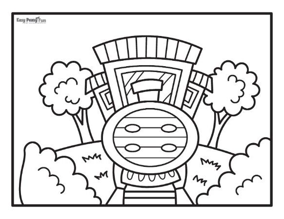 Printable train coloring pages â sheets to color