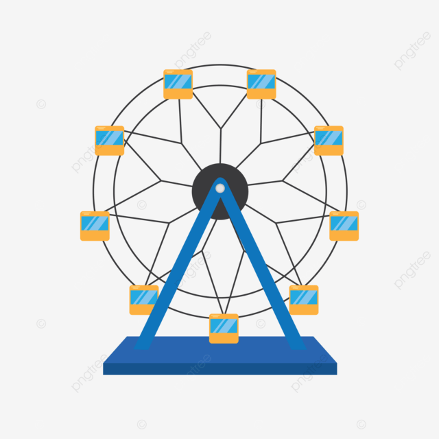 Ferris wheel illustration ferris wheel vertor illustration png and vector with transparent background for free download