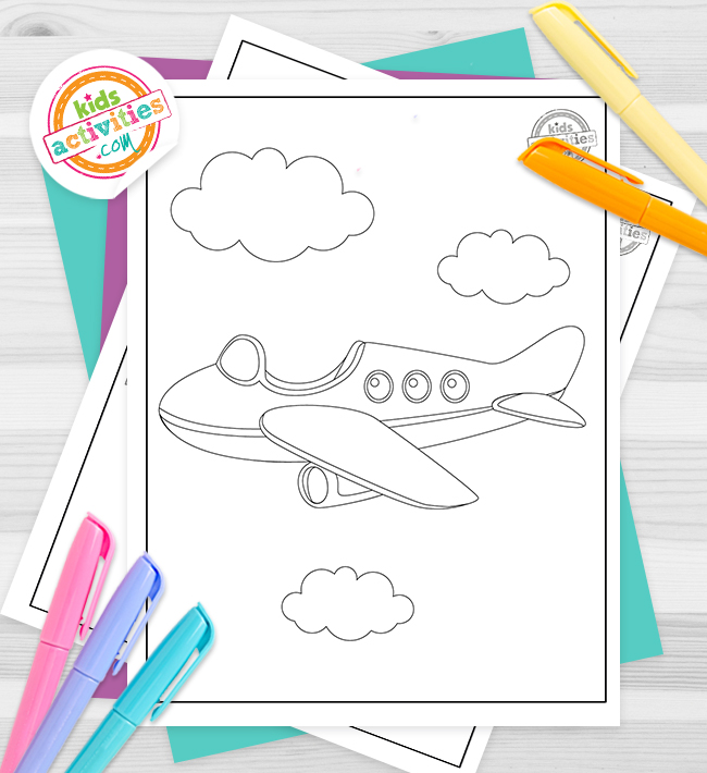 Free printable jet coloring pages kids activities blog