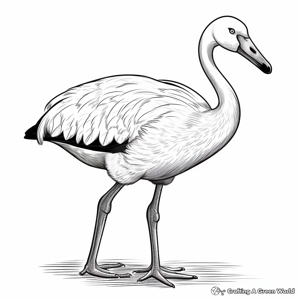 Flamingo coloring pages