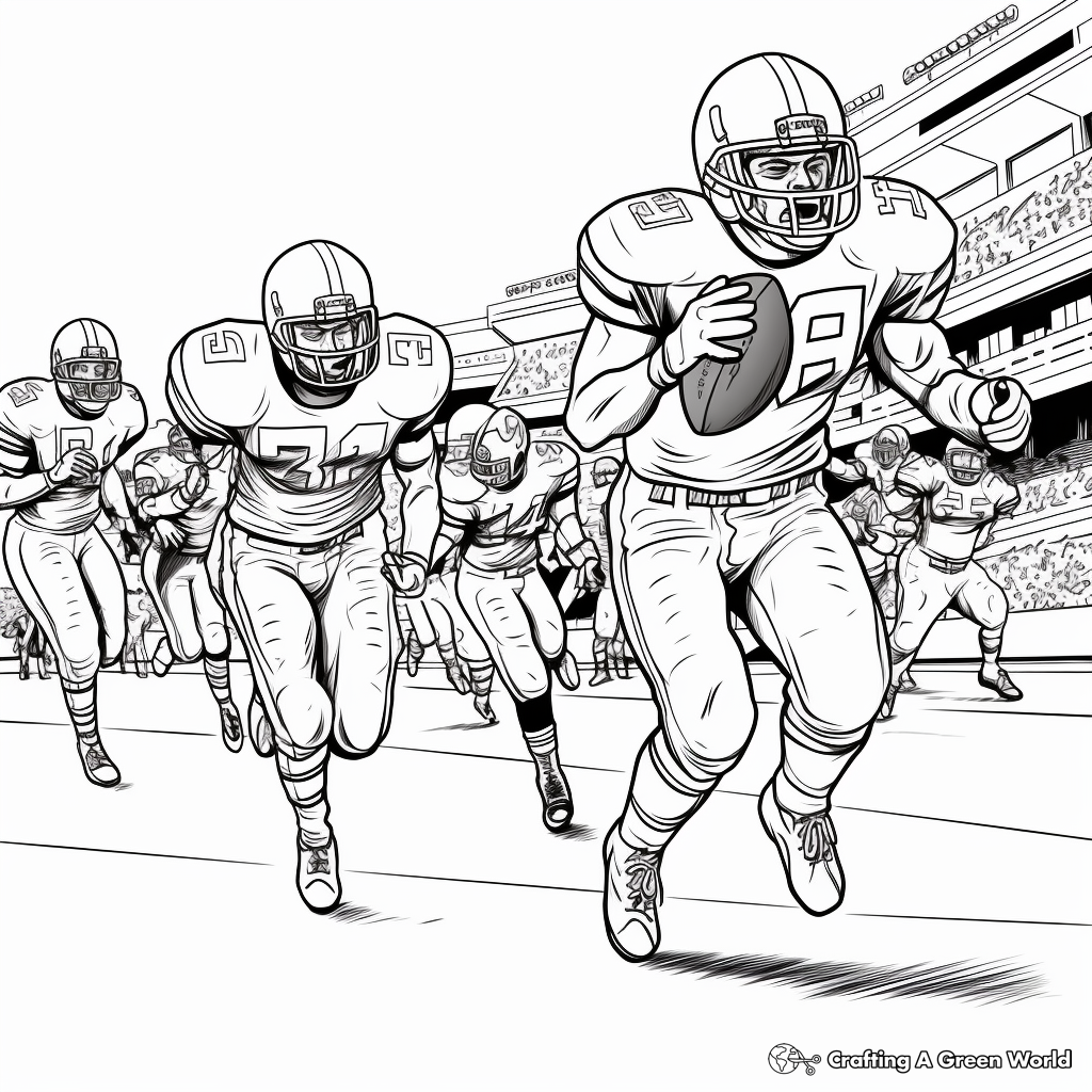 Football coloring pages