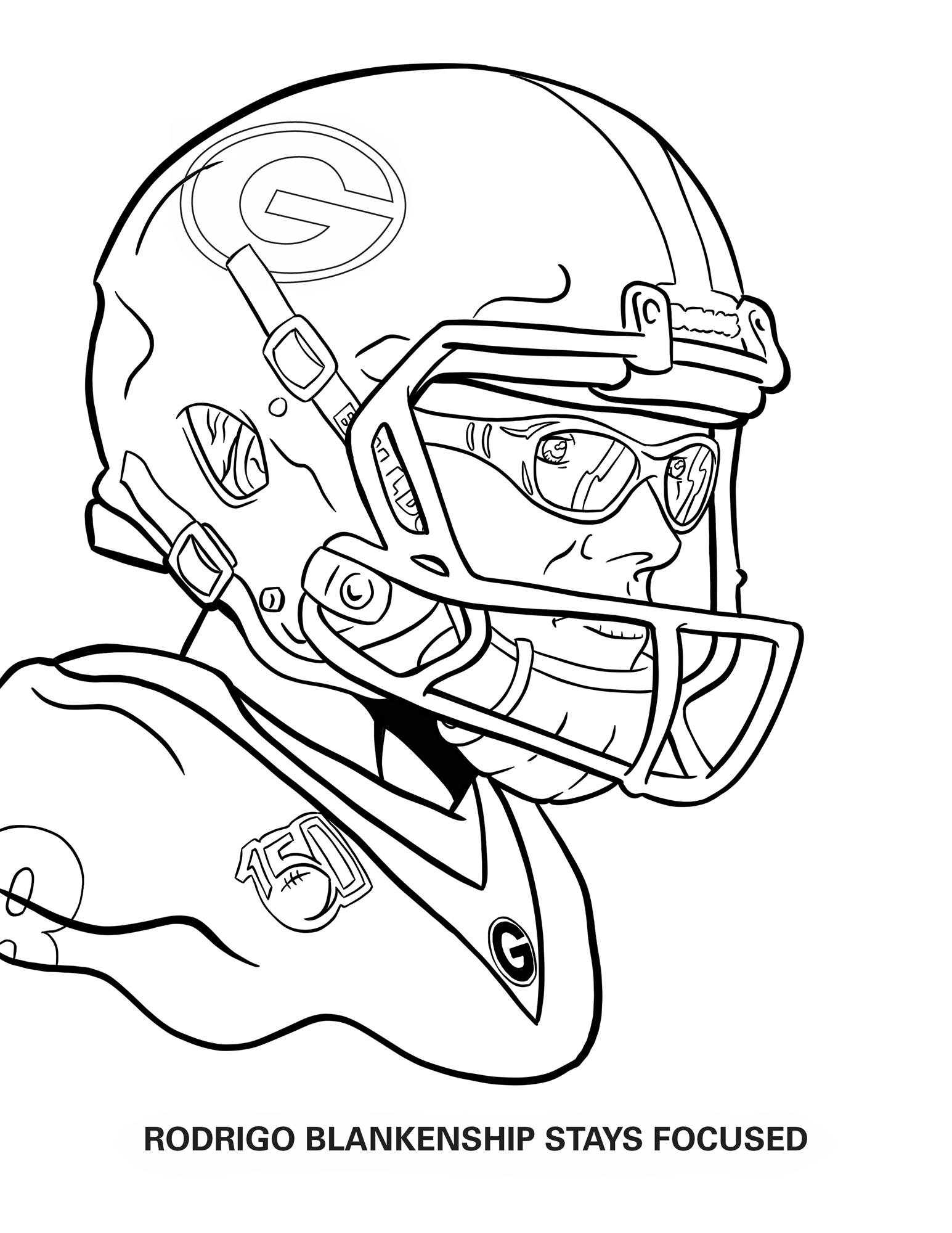 Georgia bulldogs coloring pages