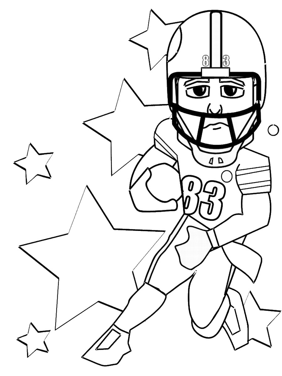 Free printable football coloring pages for kids