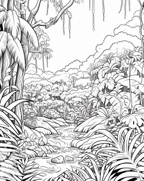 Page forest coloring pages png images