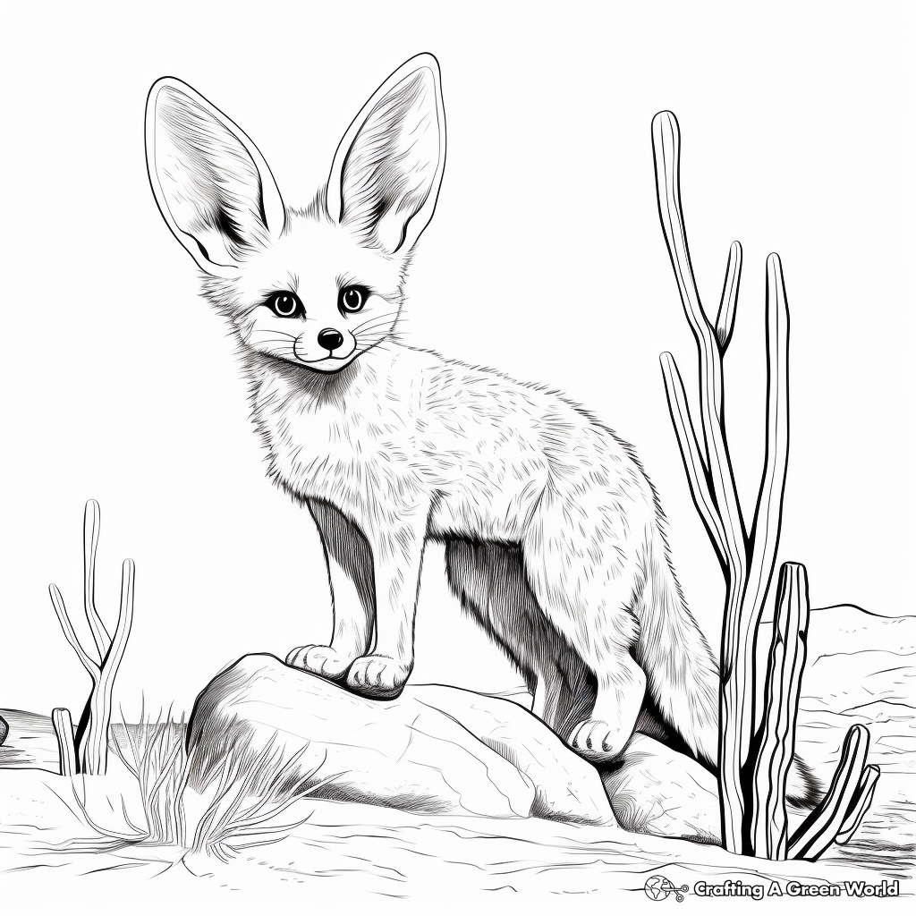 Desert animals coloring pages