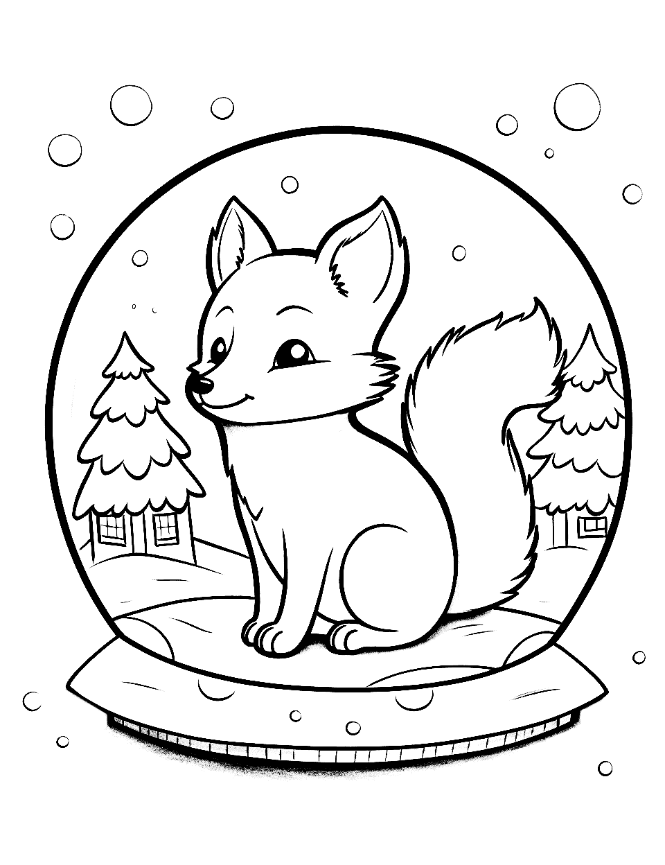 Fox coloring pages free printable sheets