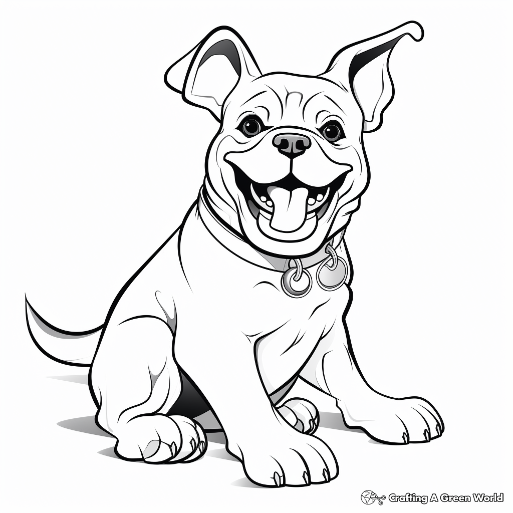 French bulldog coloring pages