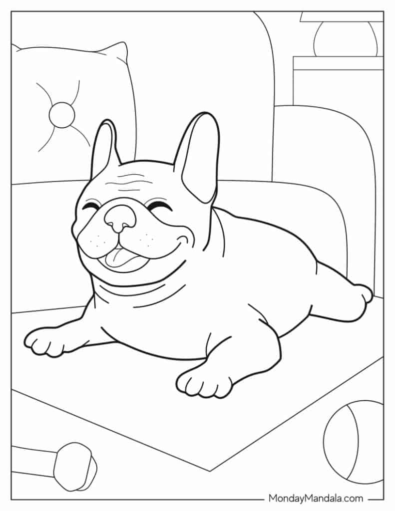 Dog coloring pages free pdf printables