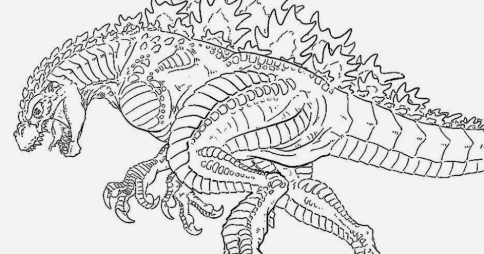 Get this childrens printable godzilla coloring pages vhxd