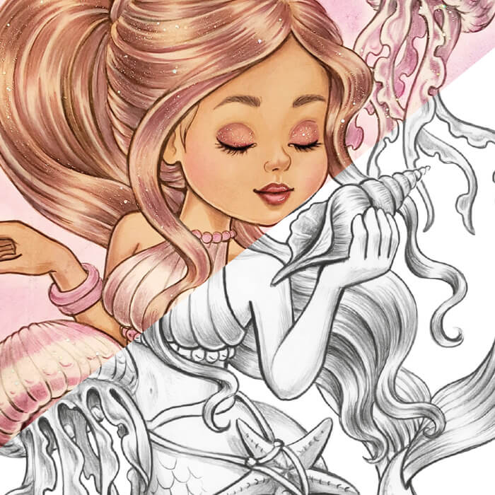 How to colour greyscale colouring heaven